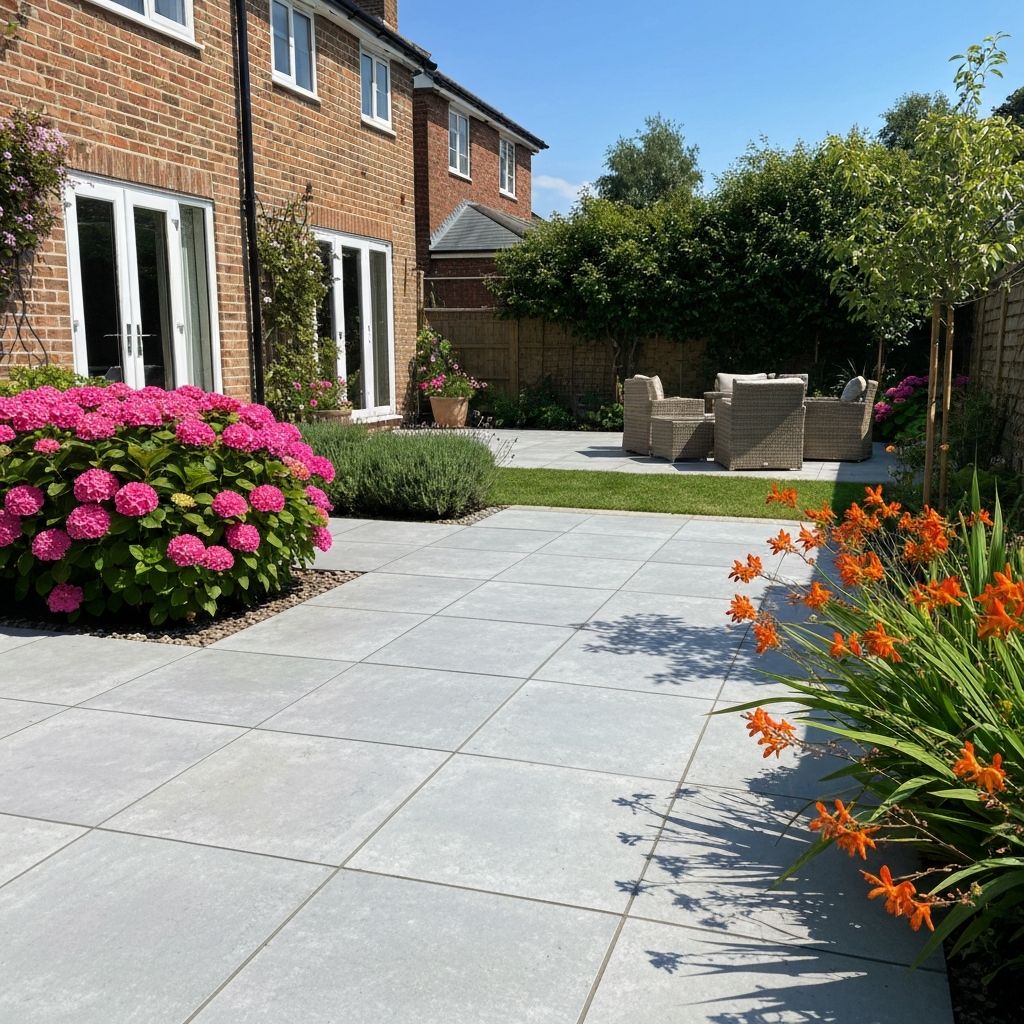 Professional pressure washing a stone driveway